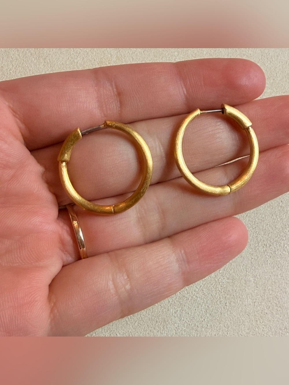 Dean Davidson Gold Hoop Earrings